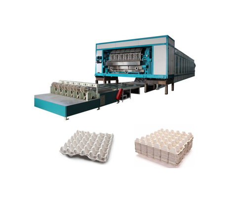 5000-7000pcs/H Μηχανή παραγωγής δίσκου αυγών με πολλαπλή γραμμή ξήρανσης